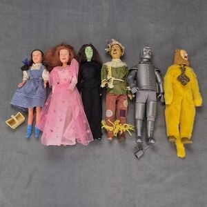 Wizard of Oz Vintage Lot of 6 Dorthy Glenda Wicked Witch Multi Toys 1985 1988